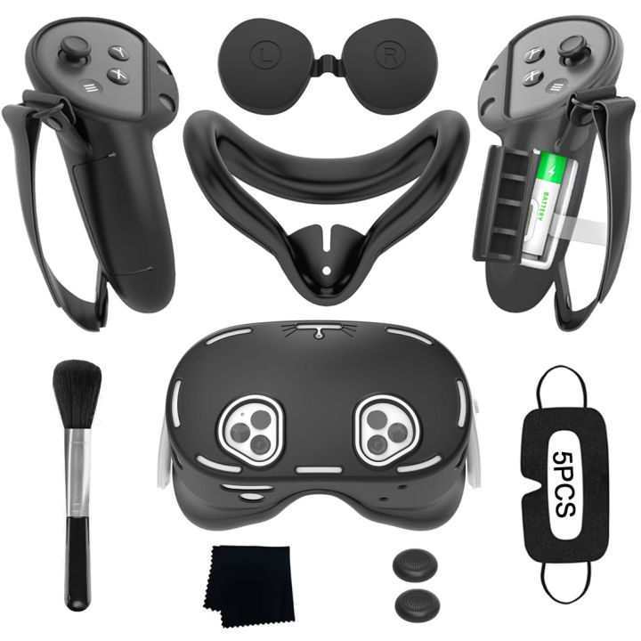 VR%20Accessories%20For%20Oculus/Meta%20Quest%203/3s/2%20Silicone%209%20in%201%20Cover%20Kit,%20Headset%20Shell,%20Face%20Cover,%20Controller%20Grip%20Case%20Idea%20%20-%20Image%205
