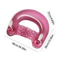 pool Inflatable Lounge Chair Summer Swim Inflatable Floating Water Mattresses Hammock Lounge Chairs Floating Mat Inflatable Seat. 