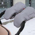 Warm Baby Stroller Gloves Thick Pram Hand Muff Baby Carriage Pushchair Fleece Hand Cover Cart Gloves Stroller Accessories.