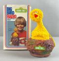 (O). CTW Sesame Street Big Bird Radio AM Portable new condition with box. 