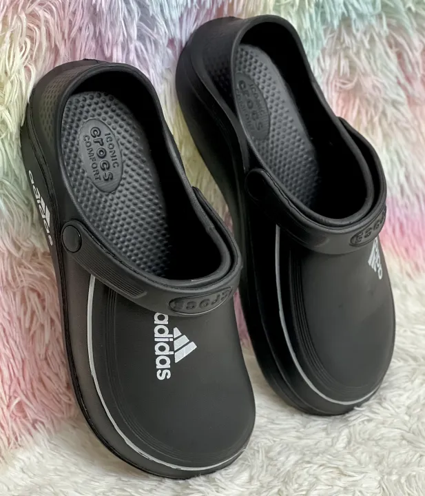 New%20Mens%20Comfortable%20Adiform%20Thick%20Footbed%20Mule%20Clogs%20Slip-on%20Crocs%20Shoes%20Sandals%20with%20Strap%20-%20Image%208