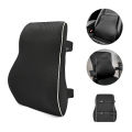 1pc Non-Slip Lumbar Support Pillow Memory Foam Relieve Back Pain Car Seat Waist Cushion Soft Comfortable For Office Home Car. 