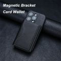 Powerful Magnetic Leather Wallet Magsafe for IPhone 16 15 Pro Max for IPhone 15 14 Pro Card Holder Phone Pouch Protective Case. 