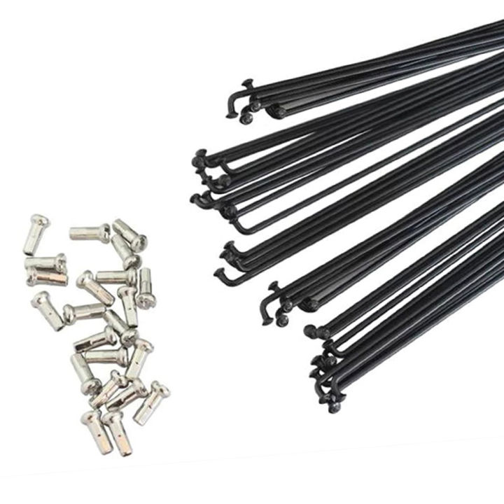24Pc%20Bicycle%20Spokes%20Mountain%20Bike%20Wheel%20Steel%20Spokes%20With%20Nipples%20255/275/289MM%200.2cm%20For%20Rim%20Size%2027.5/26/29In%20Bike%20Accessories%20-%20Image%204