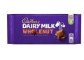CADBURY DAIRY MILK CHOCOLATE WHOLE NUT 180 GM. 