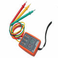 SM852B 3 Phase Rotation Tester Digital Phase Indicator Detector LED Buzzer Phase Sequence Meter Voltage Tester 60V~600V AC. 