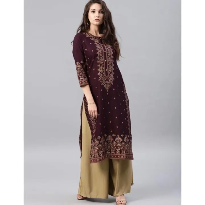 2026%20Women's%20Kurt%20Fashionable%20And%20Elegant%20Straight%20Tube%20Casual%20O-neck%20Peacock%20Pattern%20New%20Comfortable%20Dress%20Muslim%20Abaya%20-%20Image%204