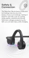 Wavefun Move Bluetooth Earphone Wireless Bone Conduction Headphones Earbuds. 