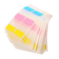 Macaron Index Sticky Tabs, Writable Sticky Note Tabs for Book Annotation, Calendar Reminder, File Classification. 