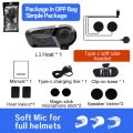 Bluetooth 5.3 Helmet Headset Wireless Hands-free Call Phone Kit Motorcycle Waterproof Earphone Music Player Speaker Moto.