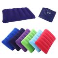 47x30cm Air Cushion Pillows Outdoor Camping Sleep Cushion Folding Square lnflatable Pillows Travel Backrest Plane Head Rest Big.