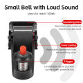 ROCKBROS Bicycle Bell Aluminum Alloy Horn Small Volume Portable Sound Alarm For Safety MTB Road Bike Ring Bicycle Accessories.
