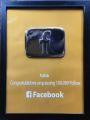 custom DIY facebook play button show piece. 