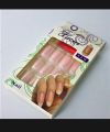French nNails Pink,Skin,White,Transparent,(12 peice). 