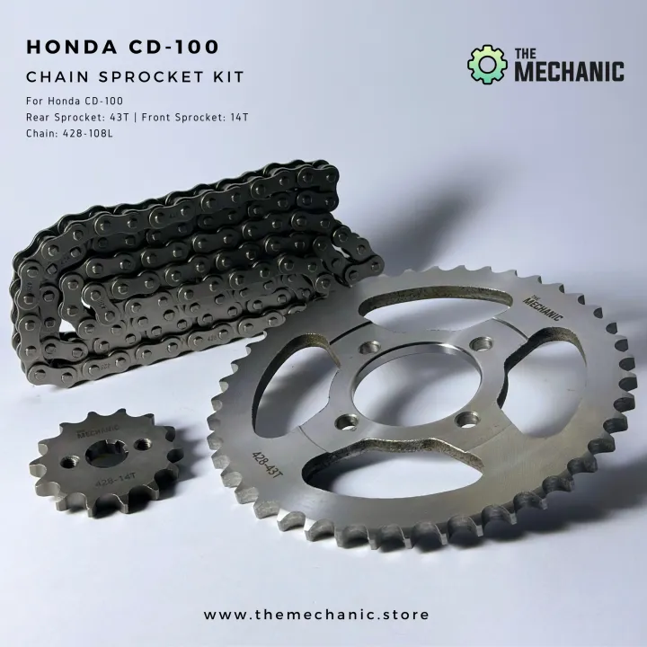 Chain Sprocket Kit Honda CD 100 | Daraz.pk