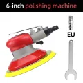HIFESON 5/6 inch Pneumatic Air Orbital Sander 125/150mm Air Sanding Machine Polisher Air Tool Car Woodworking Metal Polishing. 