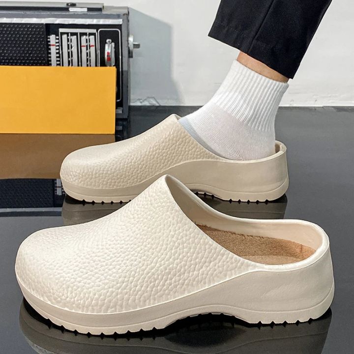 2026%20Men's%20and%20Women's%20Summer%20Breathable,%20Waterproof,%20Non-Slip%20Kitchen%20Shoes,%20Slip-On%20Beach%20Shoes,%20Toe-Toe%20Sandals%20and%20Slippers%20-%20Image%202