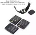 LQ-S1 Smartwatch Battery 380mAh Compatible Power Cell for A1, QW08, V8, X6, T8 Smartwatches. 