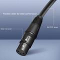 Bochara XLR Cable Male to Female M/F OFC Audio Cable Shielded For Microphone Mixer 1m 1.8m 3m 4.5m  5m 6m 7.6m 10m 15m 20m. 