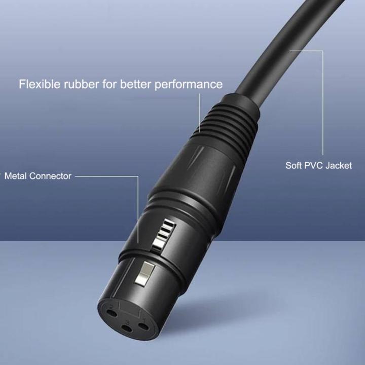 Bochara%20XLR%20Cable%20Male%20to%20Female%20M/F%20OFC%20Audio%20Cable%20Shielded%20For%20Microphone%20Mixer%201m%201.8m%203m%204.5m%20%205m%206m%207.6m%2010m%2015m%2020m%20-%20Image%205