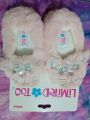 Limited Too Pink Cat Slippers for Girls. 