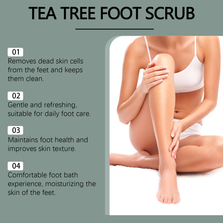 Exfoliating%20Tea%20Tree%20Foot%20Scrub%20Helps%20Remove%20Dead%20Skin%20Soften%20Rough%20Dry%20Feet%20Skin%20Cleansing%20Moisturizing%20Smooth%20Cracked%20Heels%20-%20Image%202