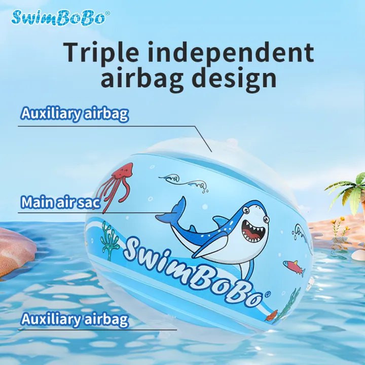 Swimbobo%20Summer%20Swim%20%20Kids%20Boys%20And%20Girl%20Safe%20PVC%20Material%20Arm%20Float%20Armbands%20Inflatable%20Swimming%20Ring%20Water%20-%20Image%203