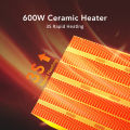 600W Home Electric Heater Winter Body Warmer Portable Wall Plug Space Heater with Remote Control Office Fast Heating Heater Mini. 