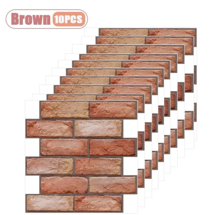 10PCS%203D%20Self%20Adhesive%20Foam%20Wall%20Stickers%20Waterproof%20Wallpaper%20Panels%20for%20Living%20Room%20Bedroom%20Dining%20TV%20Background%20Decor%20-%20Image%207