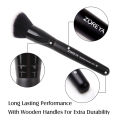 ZOREYA 7/15pcs Black Makeup Brushes Set Eye Shadow Powder Foundation Concealer Cosmetic Brush Makeup Blending Beauty Tools. 