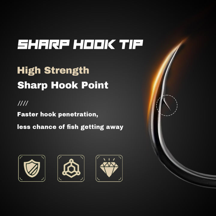 9KM%2050Pcs%20Baitholder%20Hook,%20Fishing%20Hooks%20Keeper,%20Circle%20Hook%20High%20Carbon%20Steel%20for%20Freshwater%20&%20Saltwater%20-%20Image%204