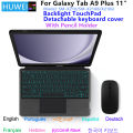 Backlight Magic Keyboard for Samsung Galaxy Tab A9 Plus Case A9+ 11 inch SM-X210 X216 X218 Tablet Smart TouchPad Keyboard Cover. 