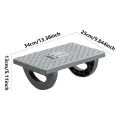 Portability Foot Rest Under Desk Footrest Ergonomic Foot Stool with Massage Rollers Foot Rest for Home Office Work Fast Ship. 