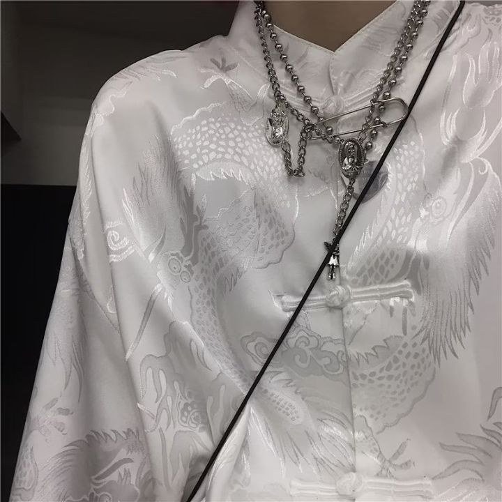 New%20Chinese%20Style%20Men's%20Shirt%20Chinese%20Tunic%20Suit%20Modern%20Hanfu%20Traditional%20Oriental%20Tai%20Chi%20Kung%20Fu%20Clothes%20Tang%20Suits%20Summer%20-%20Image%203