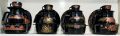 Marble Dinner Set Black 72 Pcs Gemya Round 8 Persons Serving Premium Quality Imported. 