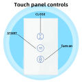 LiwoKit Tuya Wifi Smart Touch Curtain Switch Blind Switch for Electric Window Motor Support Alexa  Home Alice. 