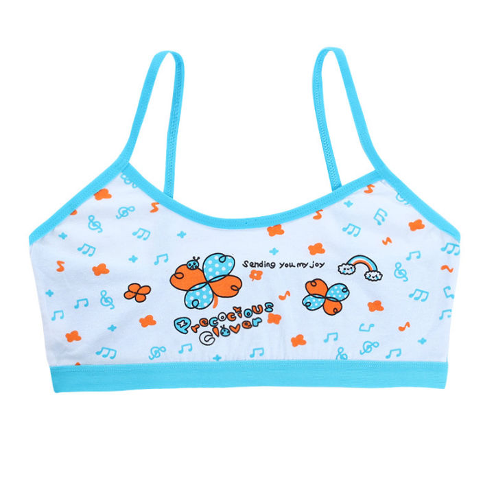 Teenage%20Girls%20Vest%20Bras%20Cartoon%20Panda/Flower%20Print%20Young%20Children%20Purbery%20Student%20Training%20Bras%20Maiden%20Kids%20Underwears%20Tube%20Tops%20-%20Image%203