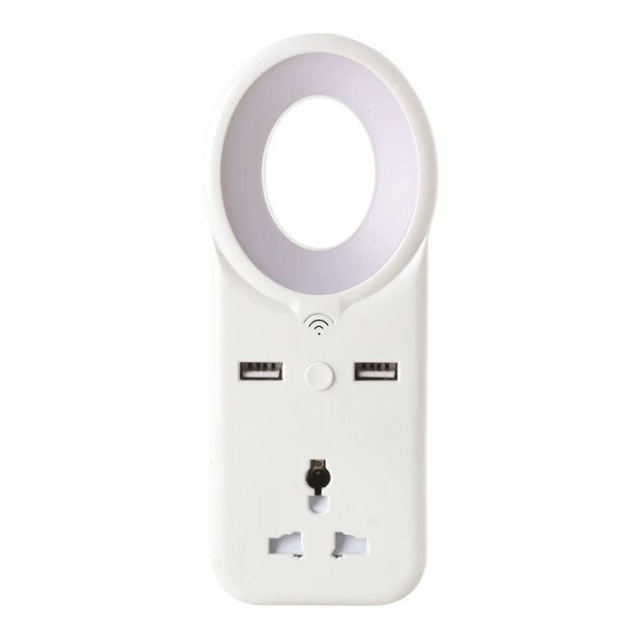 New%20LED%20Night%20Light%20Smart%20Remote%20Control%20Night%20Sensor%20Round%20Plug%20in%20With%20USB%20Bedroom%20Home%20Night%20Lamp%20-%20Image%206