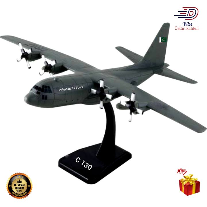 D Wise Aircraft Model C130 Solid Die Cast metal 12"X15"  C130 Airpane High Quality