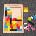 Gowinbaby Montessori Wooden 3D Russian Blocks Tangram Puzzle Educational Toy for Kids. 