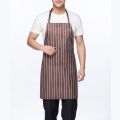 Chef Apron Men Halter Neck Navy White Striped Apron Women Kitchen Cooking Catering Stain Resistant Clothes Accessories. 