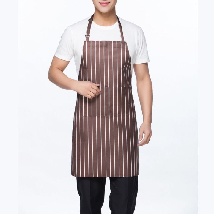 Chef%20Apron%20Men%20Halter%20Neck%20Navy%20White%20Striped%20Apron%20Women%20Kitchen%20Cooking%20Catering%20Stain%20Resistant%20Clothes%20Accessories%20-%20Image%207