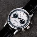 Sugess 1963 Pilot Watch Men Mechanical Chronograph Panda Wristwatch Air Force Sapphire Waterproof for Seagull Movement ST1901 v3. 