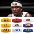 Cotton Athletic Headband Number 24 Elastic Sweatband Protection Basketball Tennis Sport Adult Kids Gym Fitness Sweat Hair Band. 