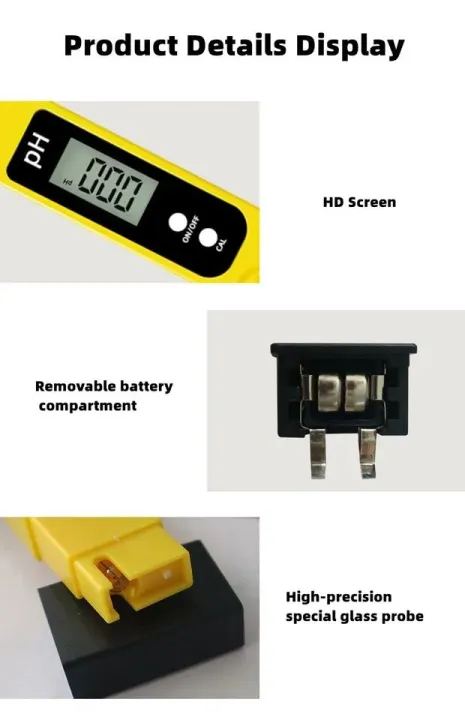 ADVANCED%E2%84%A2%20Digital%20pH%20Meter,Water%20Quality%20Tester,Water%20pH%20Tester%20With%200-14pH%20Measurement%20Range,Suitable%20For%20Drinking%20Water,Hydroponics,%20Aquarium,Swimming%20Pool%20High%20Precision%200.01pH%20Pen%20Tester%20-%20Image%205
