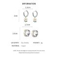 Sweet Daisy Flower Hoop Earrings For Women 2023 New Fashion Round Earrings For Wedding Party Korean Temperament Ear Jewelry K0. 