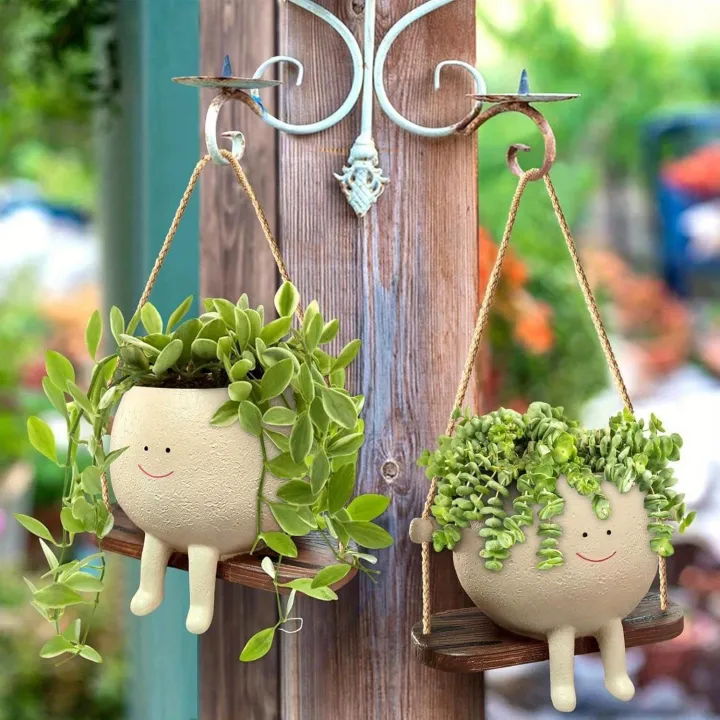 1pc%20Resin%20Hanging%20Planter%20Pot%20Rustic%20Succulent%20Plant%20Holder%20Smiling%20Face%20Design%20With%20Swing%20Base%20Outdoor%20Garden%20Indoor%20Home%20Decor%20home%20decoration%20item%20-%20Image%203