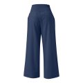 Plus Size New Women's Casual Pants with Casual Style Cotton Hemp Comfortable Mid Waist Pants for Women. 