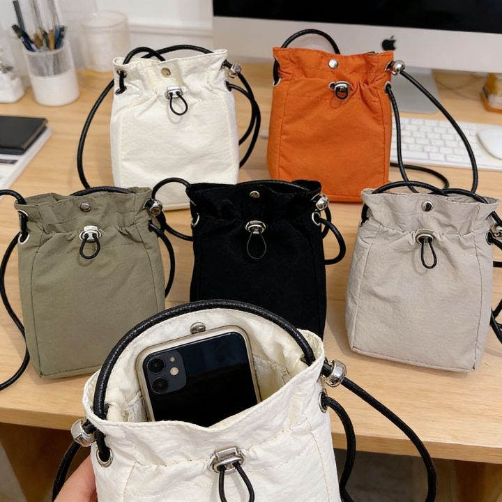 Crossbody PhonePurse, Nylon Small Phone Purse Cell Phone Purse, Smartphone Crossbody Bag with Zipper