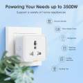 Smart Plug WiFi Socket with type C port Tuya Smart Home 16A 3500W. 